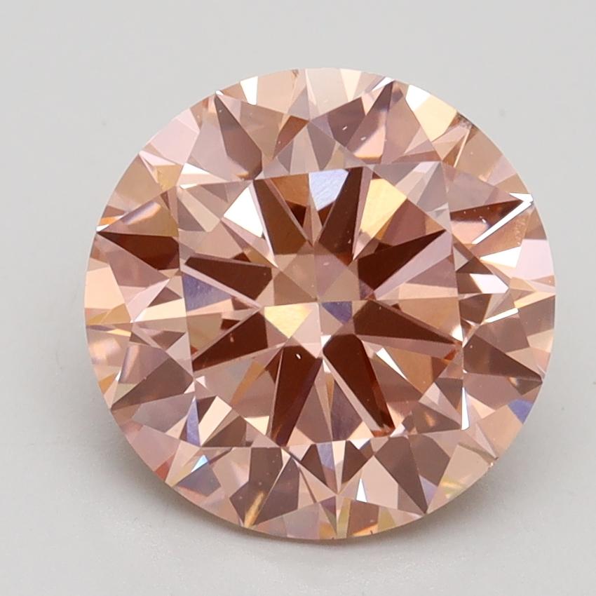 3.00 Ct. Fancy Intense Pink Round Lab Grown Diamond