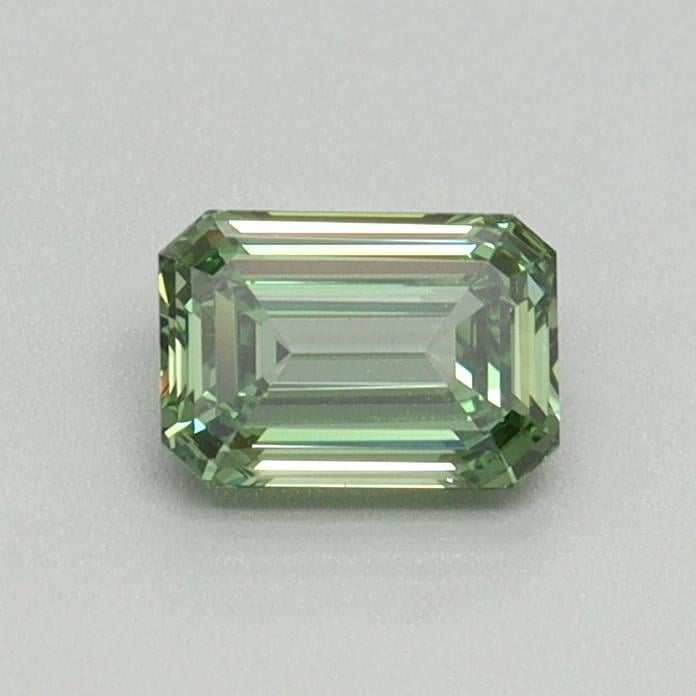 0.50 Ct. Fancy Vivid Pacific Green Emerald Lab Grown Diamond