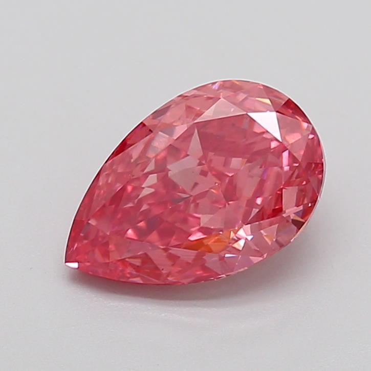 1.06 Ct. Fancy Vivid  Pink Pear Lab Grown Diamond