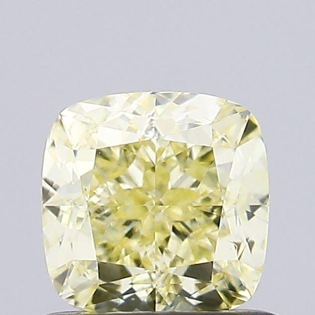 0.89 Ct. Fancy  Yellow Cushion Lab Grown Diamond