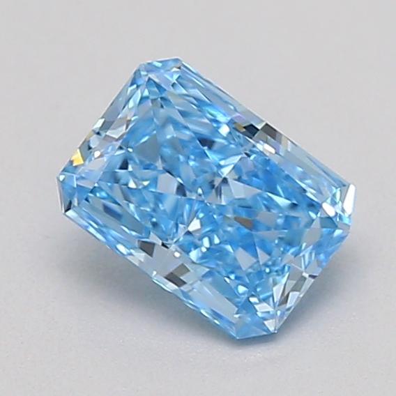 0.30 Ct. Fancy Vivid  Blue Radiant Lab Grown Diamond