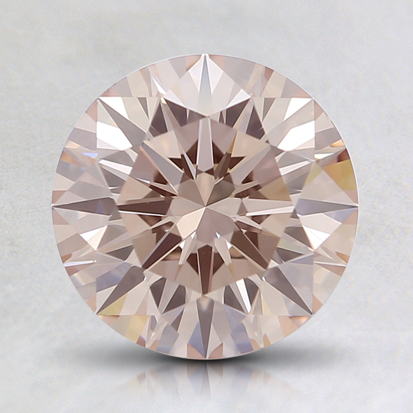 1.62 Ct. Light Pink Round Lab Grown Diamond