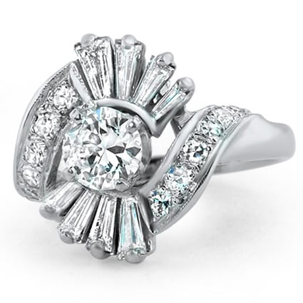 Retro Diamond Vintage Ring