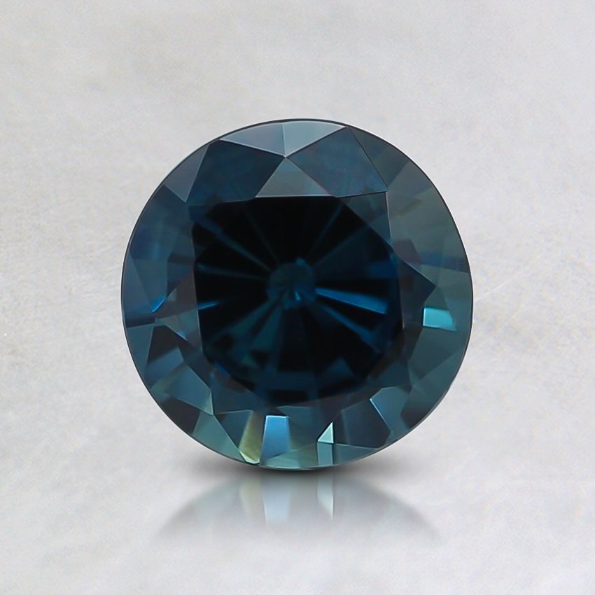 6.1mm  Teal Round Sapphire