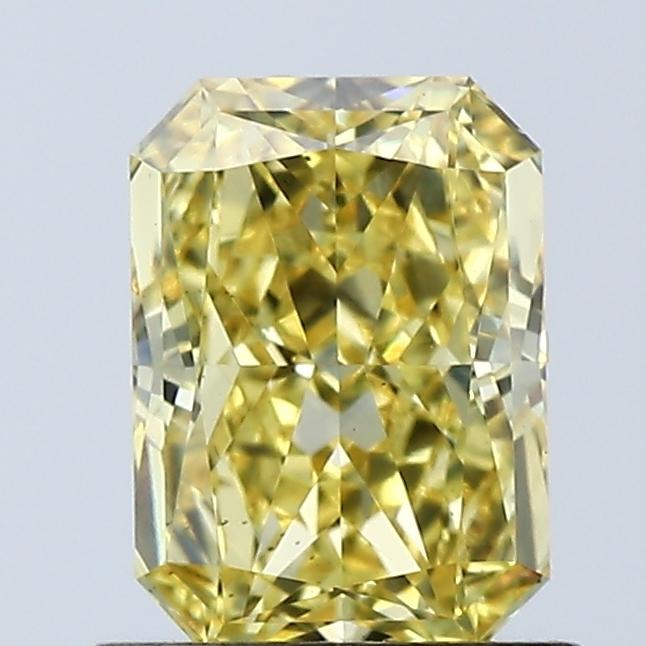 1.06 Ct. Fancy Vivid Yellow Radiant Lab Grown Diamond