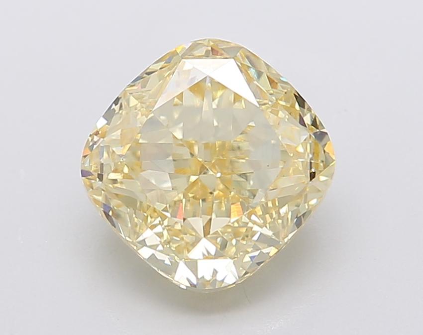3.00 Ct. Fancy Intense Yellow Cushion Lab Grown Diamond