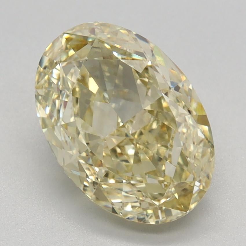 2.15 Ct. Fancy Intense Yellow Oval Lab Grown Diamond