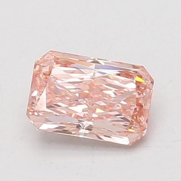 0.97 Ct. Fancy Vivid Pink Radiant Lab Grown Diamond