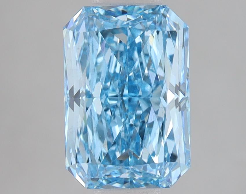 2.04 Ct. Fancy Vivid Blue Radiant Lab Grown Diamond