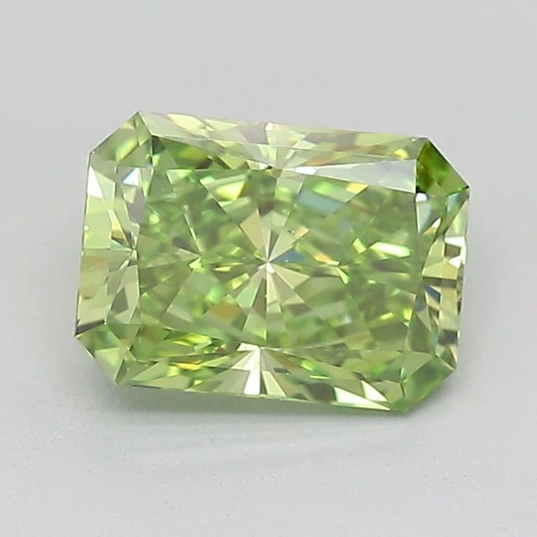 1.05 Ct. Fancy Vivid  Green Radiant Lab Grown Diamond