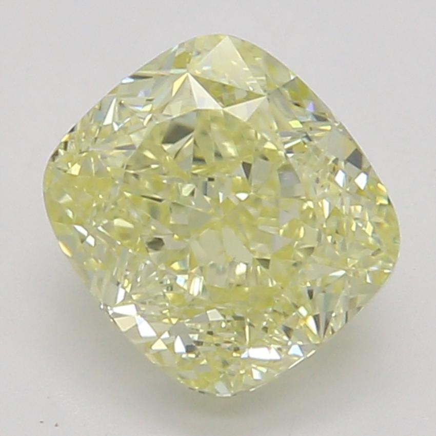 0.74 Ct. Fancy Yellow Cushion Diamond