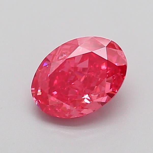 1.05 Ct. Fancy Vivid  Pink Oval Lab Grown Diamond