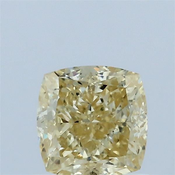 1.07 Ct. Fancy Intense Yellow Cushion Lab Grown Diamond