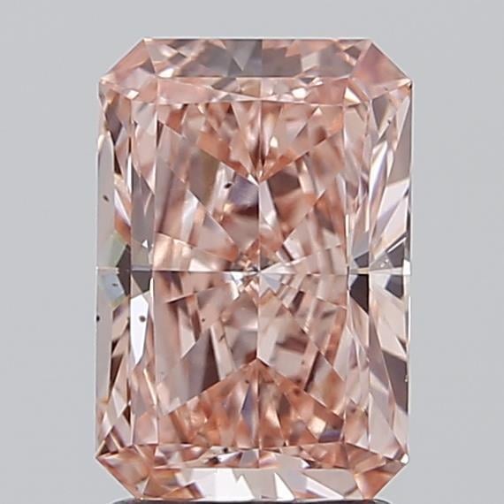 2.03 Ct. Fancy Vivid  Pink Radiant Lab Grown Diamond