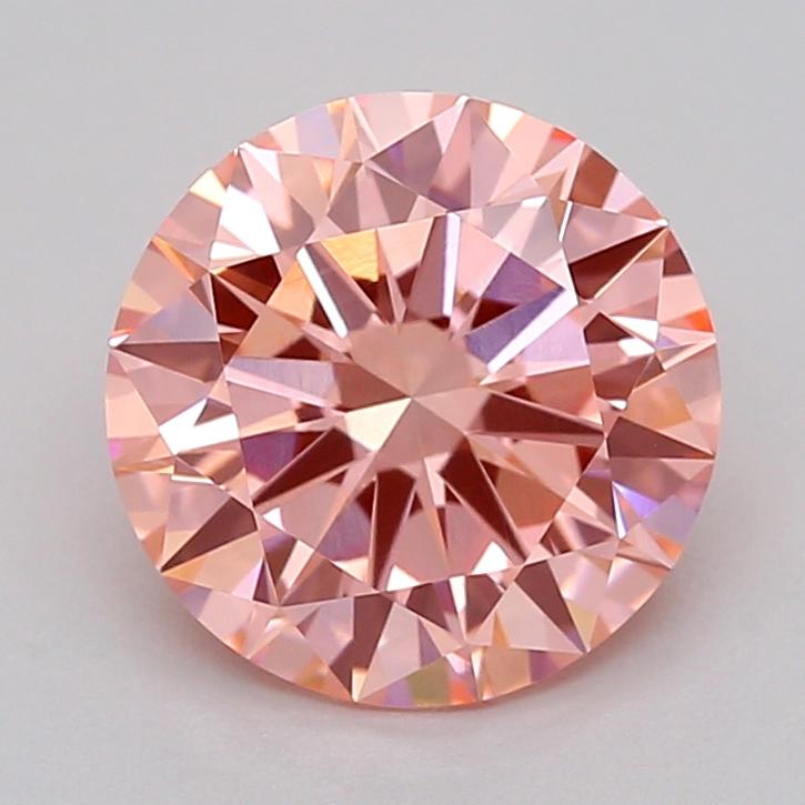 1.51 Ct. Fancy Vivid  Pink Round Lab Grown Diamond