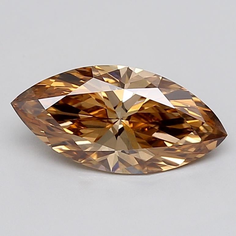 2.04 Ct. Fancy  Brown Marquise Lab Grown Diamond