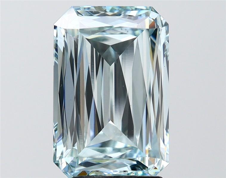 3.10 Ct. Fancy Green Radiant Lab Grown Diamond