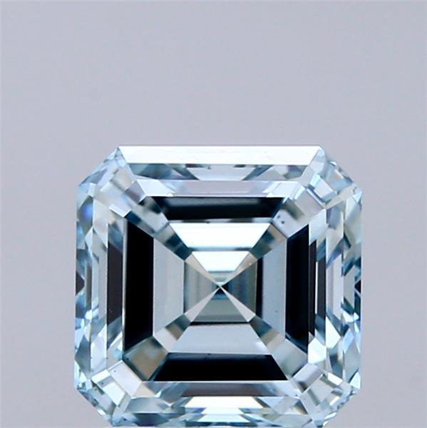2.02 Ct. Fancy Intense Blue Asscher Lab Grown Diamond