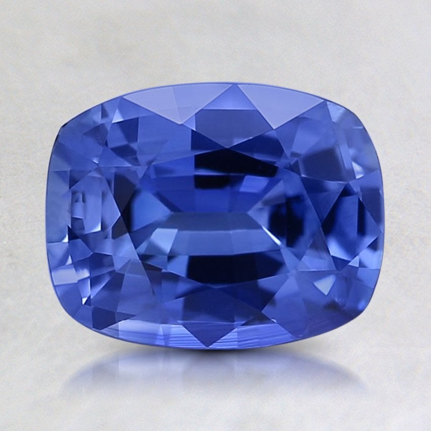 8x6mm Blue Cushion Sapphire