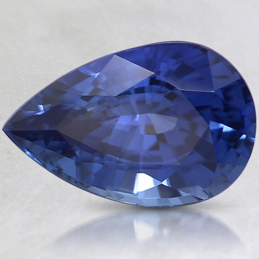 9.9x6.5mm Blue Pear Sapphire