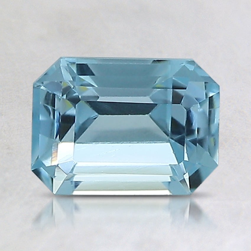 7.6x5.7mm Unheated Emerald Aquamarine