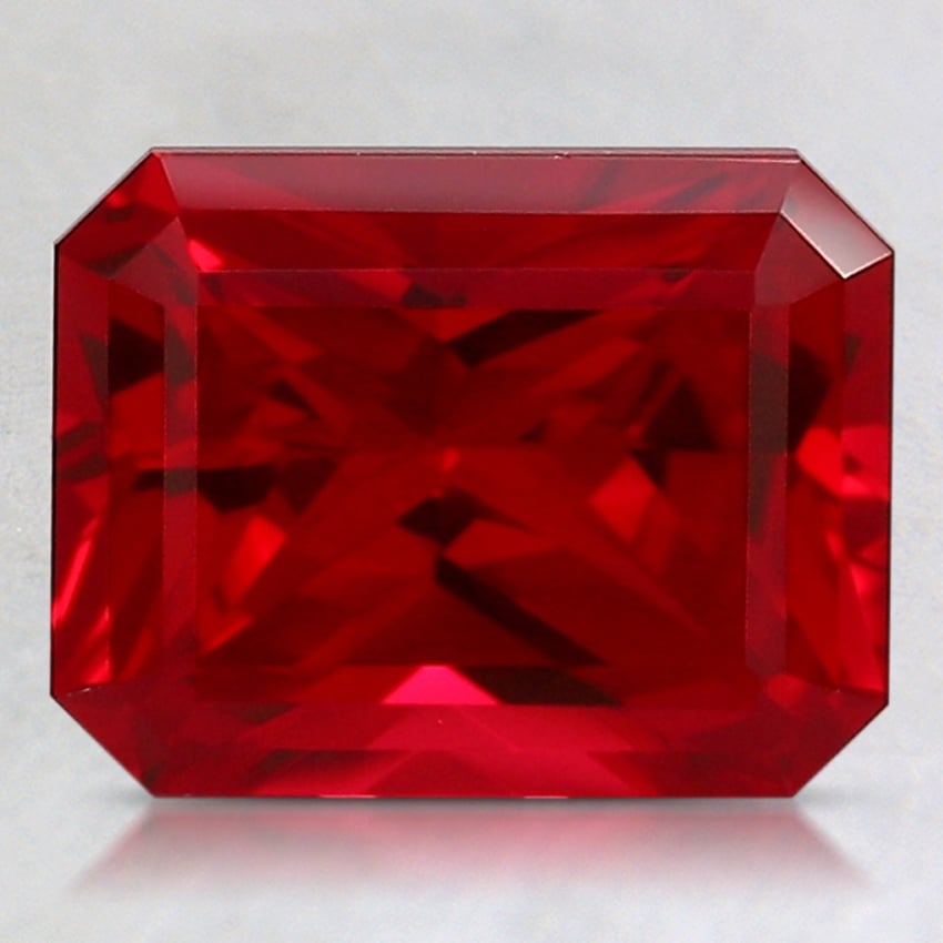 9.1x7mm Radiant Lab Grown Ruby
