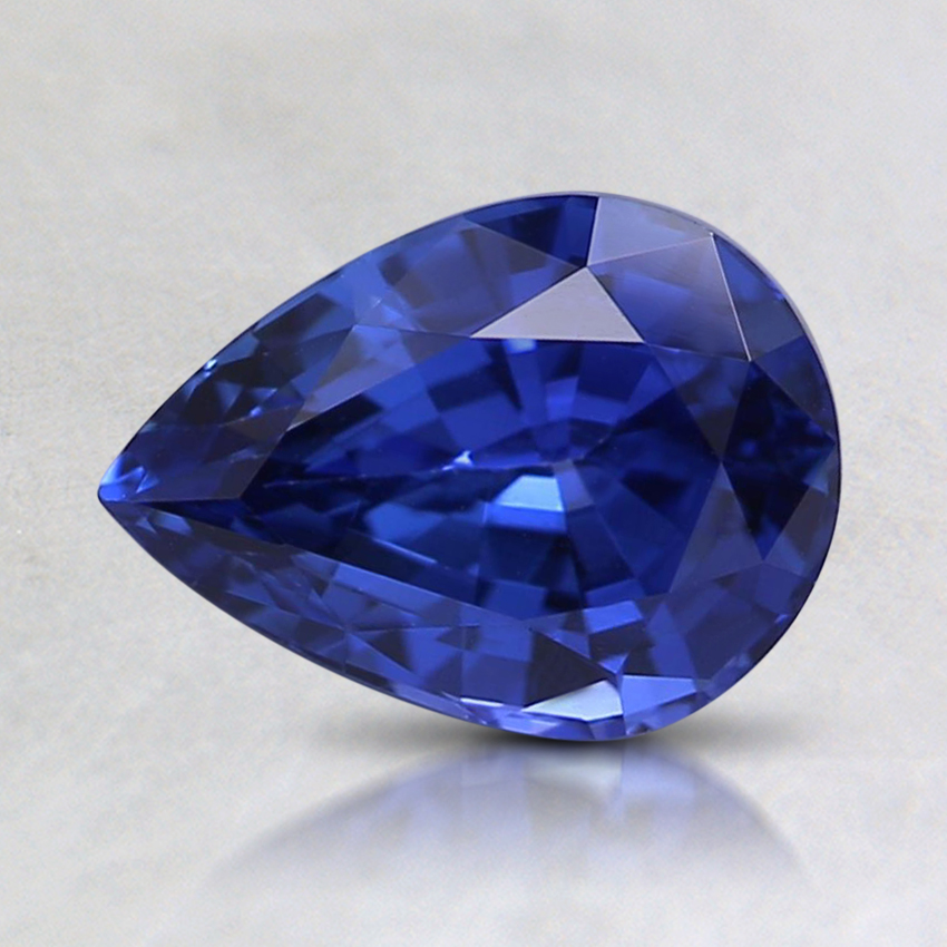 8x5.9mm Premium Blue Pear Sapphire