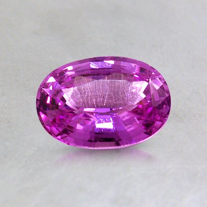 7x5mm Super Premium Pink Oval Sapphire
