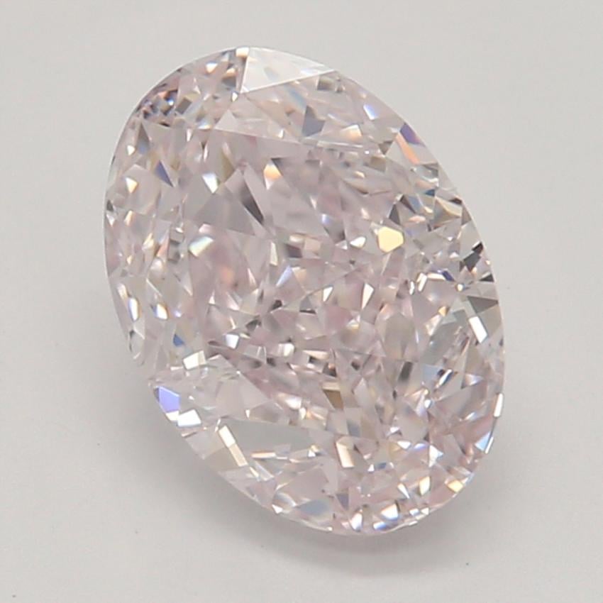 0.81 Ct. Fancy Light Purplish Pink Oval Diamond