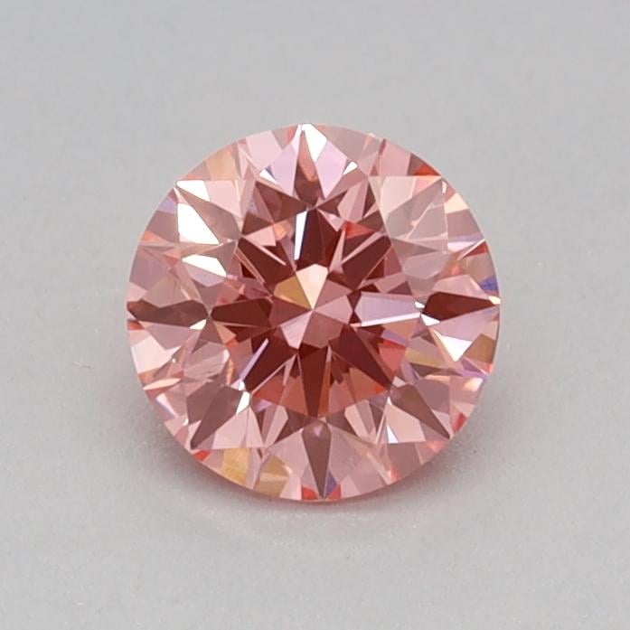 0.33 Ct. Fancy Vivid Pink Round Lab Grown Diamond