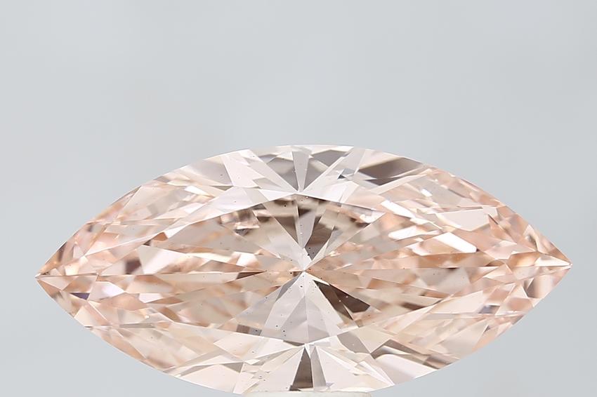 10.02 Ct. Fancy Vivid Pink Marquise Lab Grown Diamond