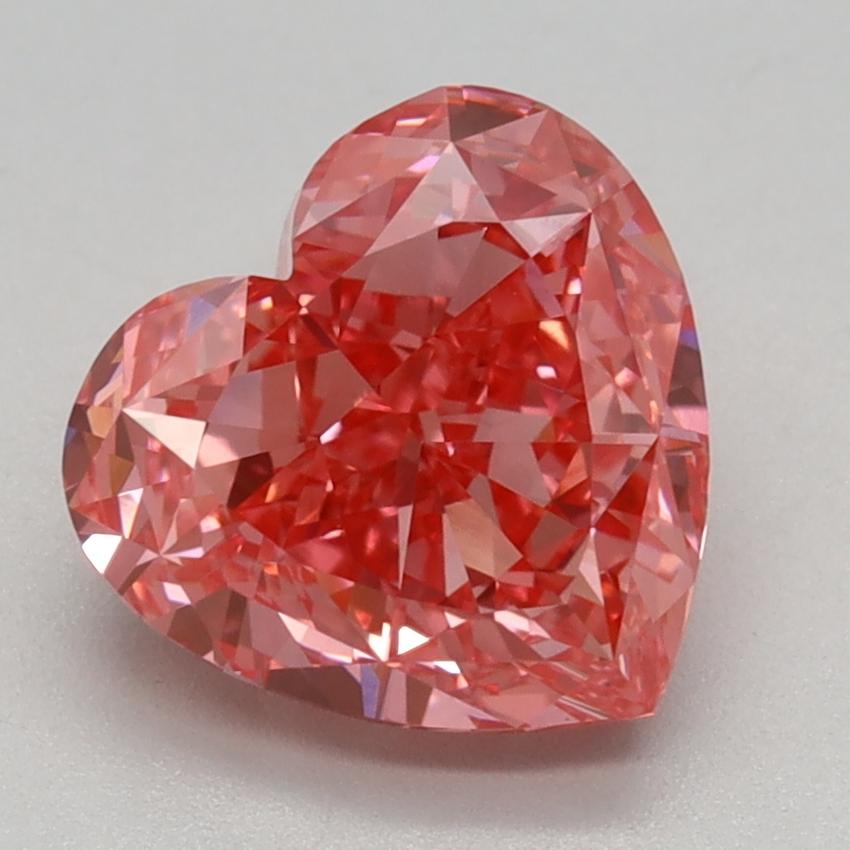 2.16 Ct. Fancy Vivid Pink Heart Lab Grown Diamond