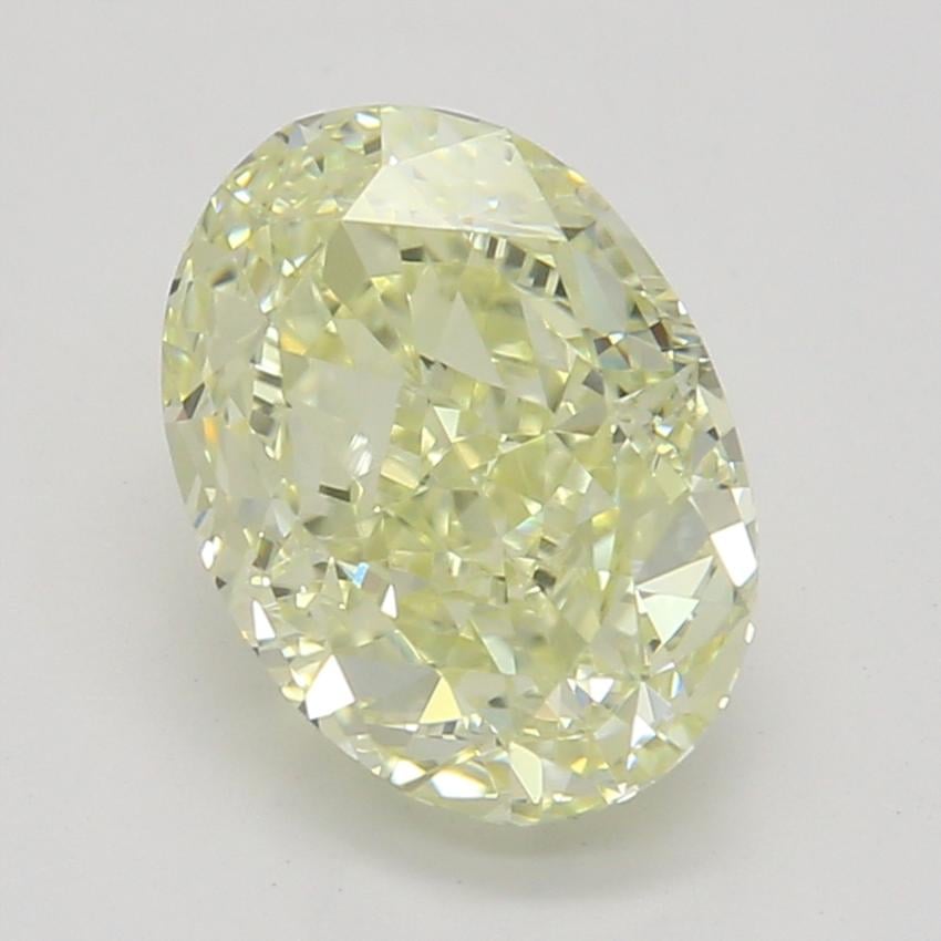 1.22 Ct. Fancy Light Yellow Oval Diamond