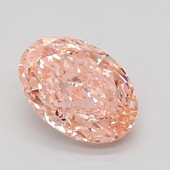 1.03 Ct. Fancy Vivid Pink Oval Lab Grown Diamond