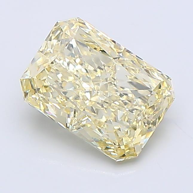 1.59 Ct. Fancy Light  Yellow Radiant Lab Grown Diamond