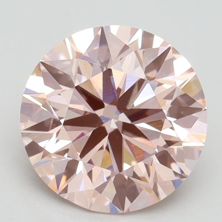 2.03 Ct. Fancy Pink Round Lab Grown Diamond