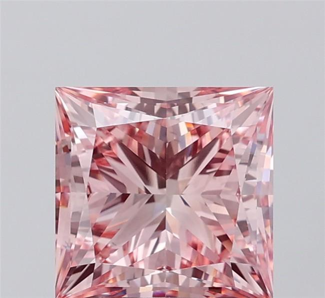 3.08 Ct. Fancy Intense  Pink Princess Lab Grown Diamond