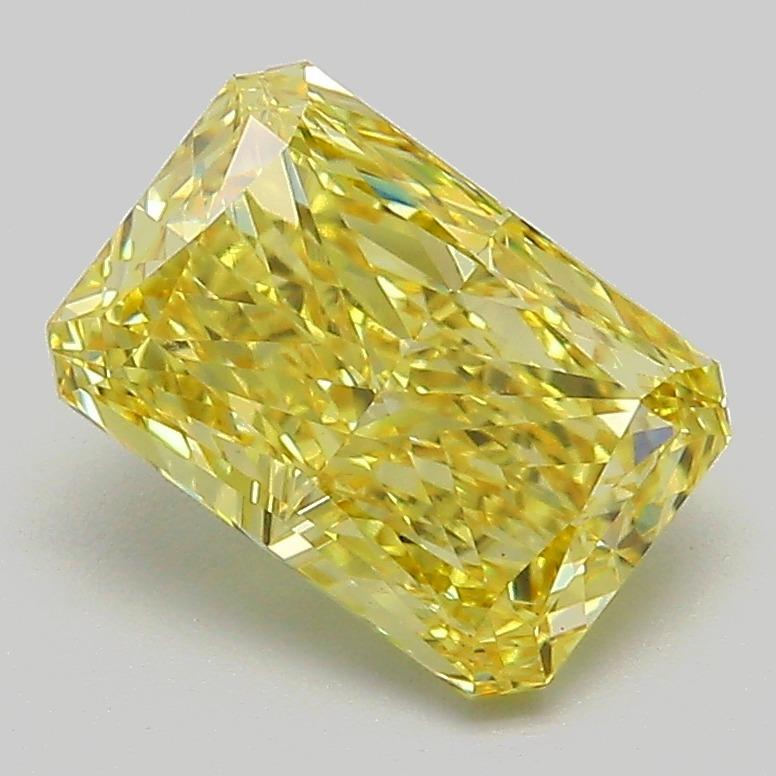 2.04 Ct. Fancy Vivid  Yellow Radiant Lab Grown Diamond