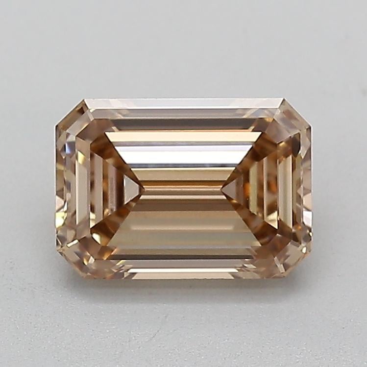 1.24 Ct. Fancy Light  Brown Emerald Lab Grown Diamond