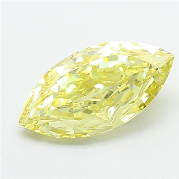 2.68 Ct. Fancy Intense Yellow Marquise Lab Grown Diamond