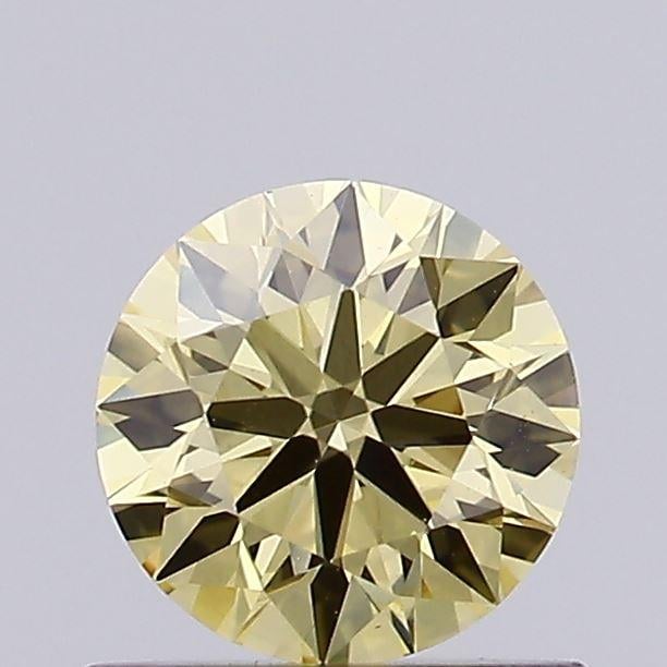 0.51 Ct. Fancy Intense Yellow Round Lab Grown Diamond