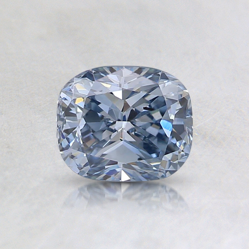 0.70 Ct. Fancy Blue Cushion Lab Grown Diamond