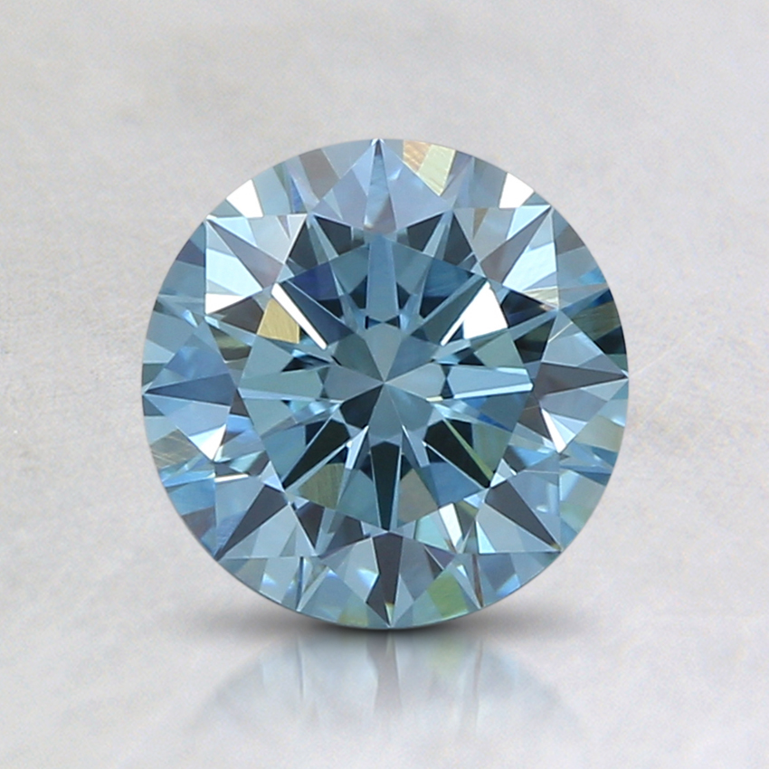 0.95 Ct. Fancy Blue Round Lab Grown Diamond