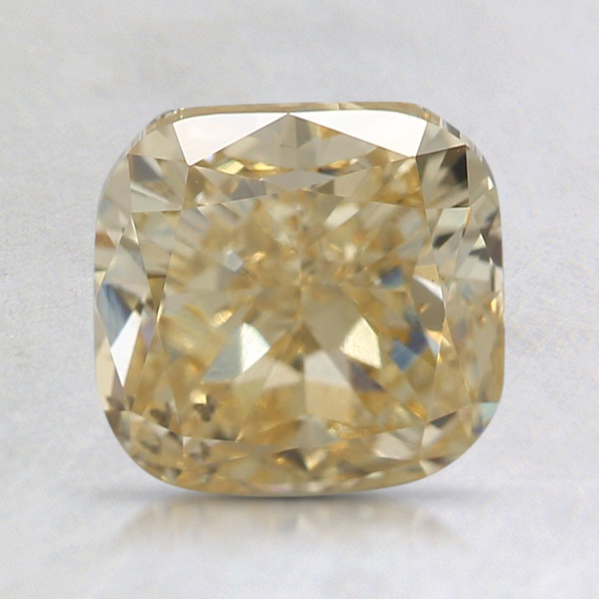2.07 Ct. Fancy Intense Yellow Cushion Lab Created Diamond