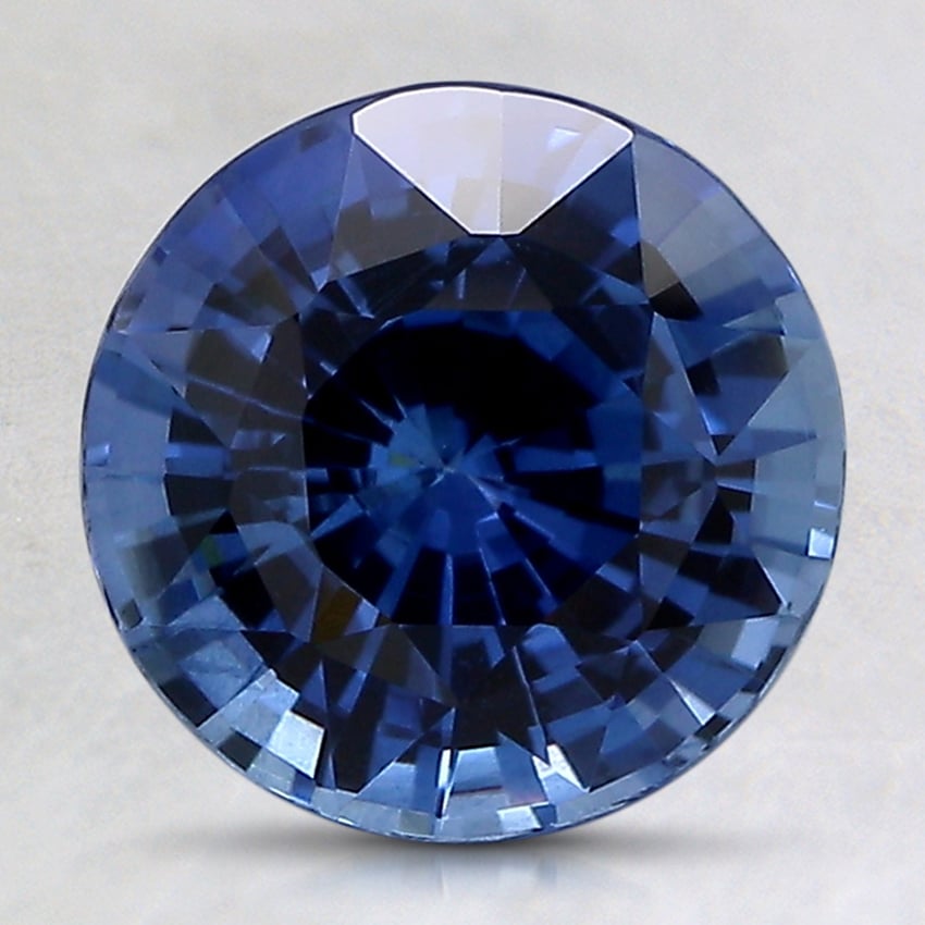 8.4mm Blue Round Sapphire