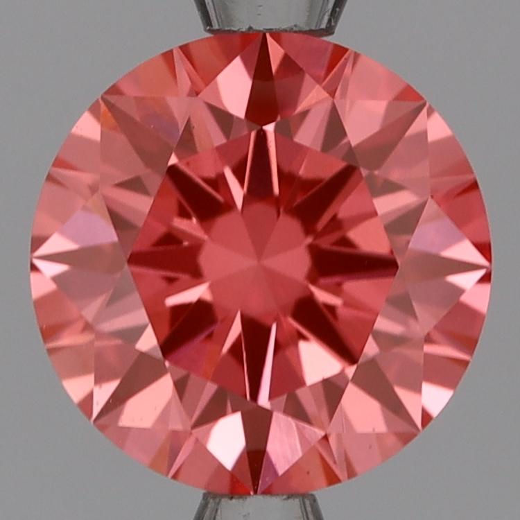 2.01 Ct. Fancy Vivid Pink Round Lab Grown Diamond