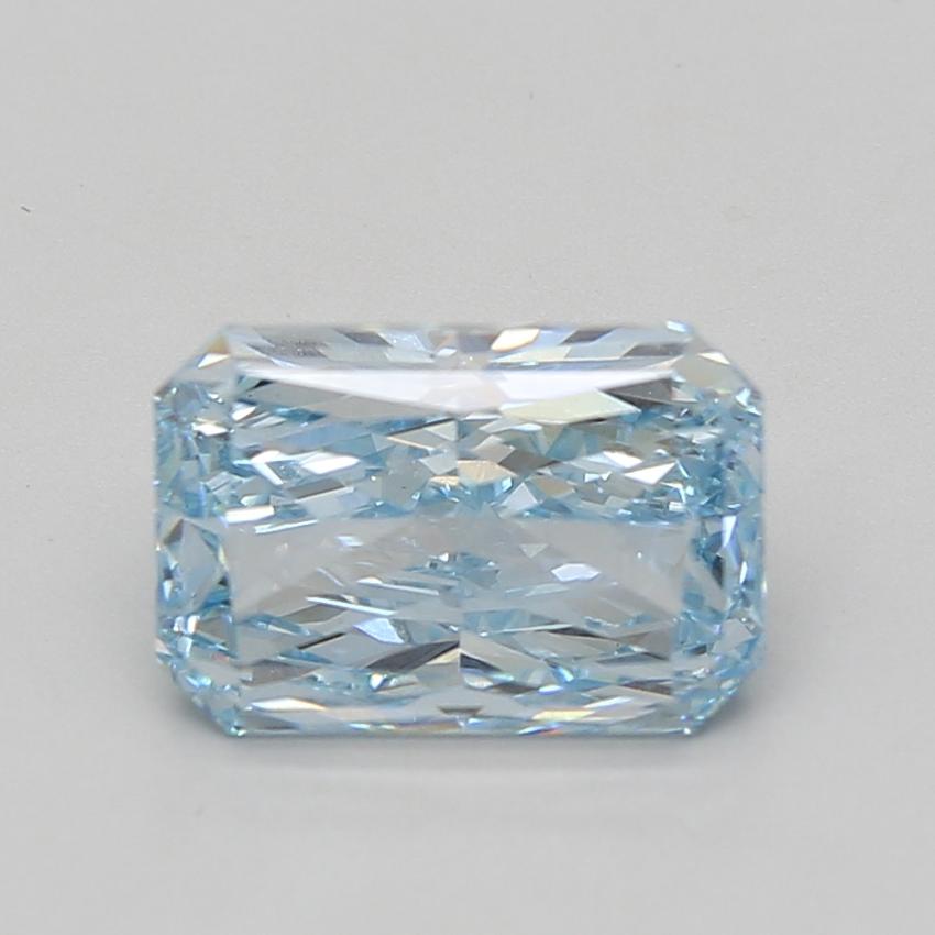 3.08 Ct. Fancy Vivid Blue Radiant Lab Grown Diamond