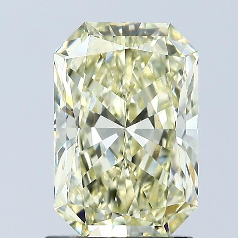 1.53 Ct. Fancy Light Yellow Radiant Lab Grown Diamond