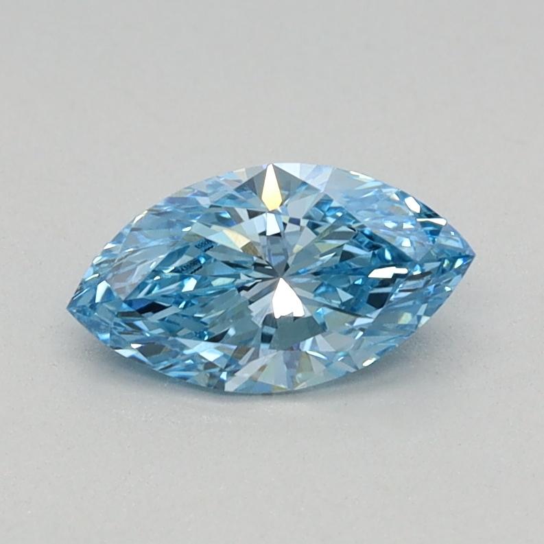 0.40 Ct. Fancy Vivid Blue Marquise Lab Grown Diamond