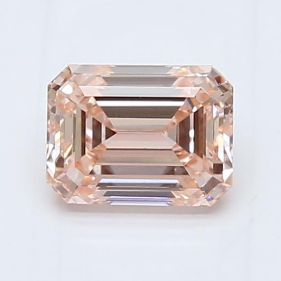 1.00 Ct. Fancy Intense Pink Emerald Lab Grown Diamond